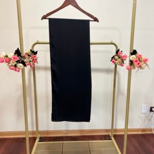 black chiffon hijab
